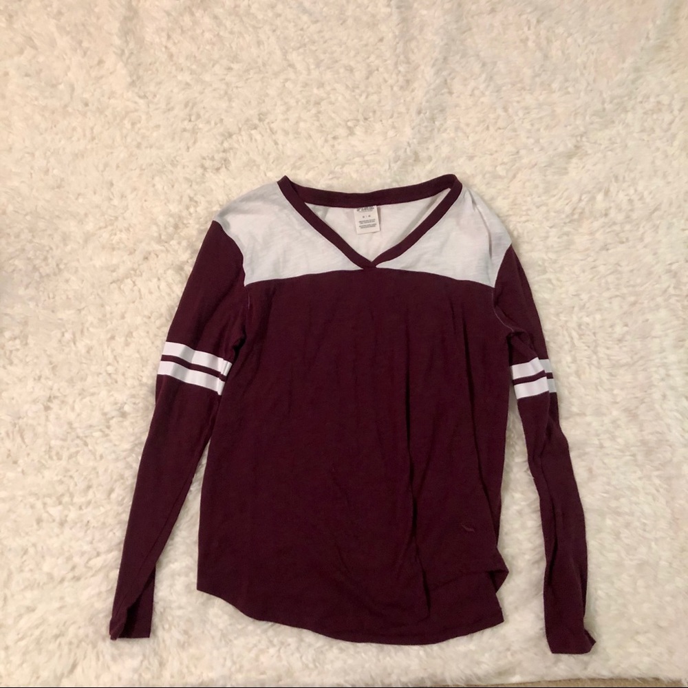 Pink long sleeve shirt Medium